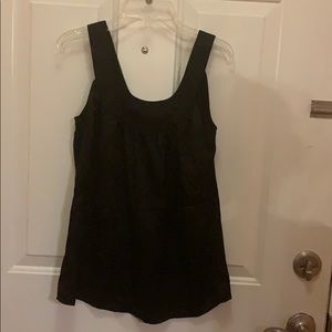 Banana Republic Factory Black Silk Cami. Size XS